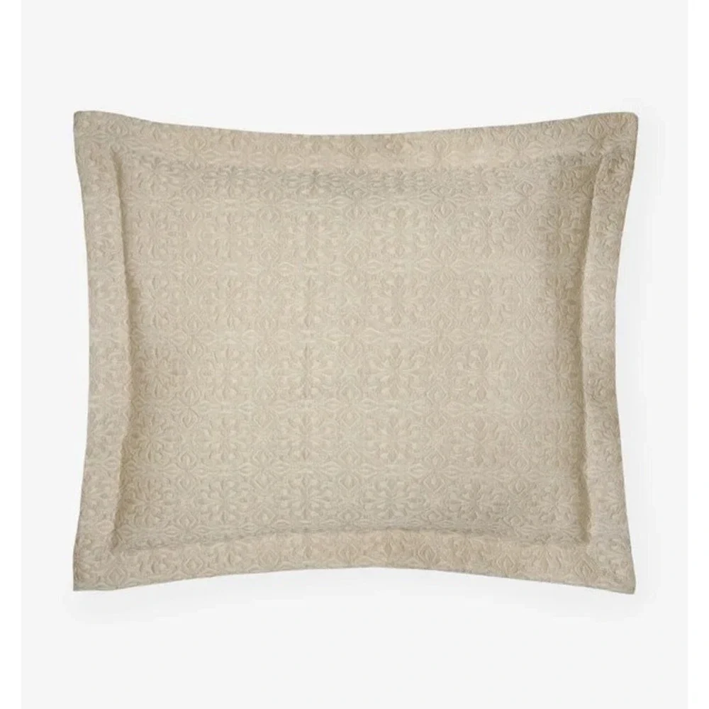 Sferra Veroli Std Khaki Pillow Flange #4330 21x26 Brand New w/tag Made in Italy